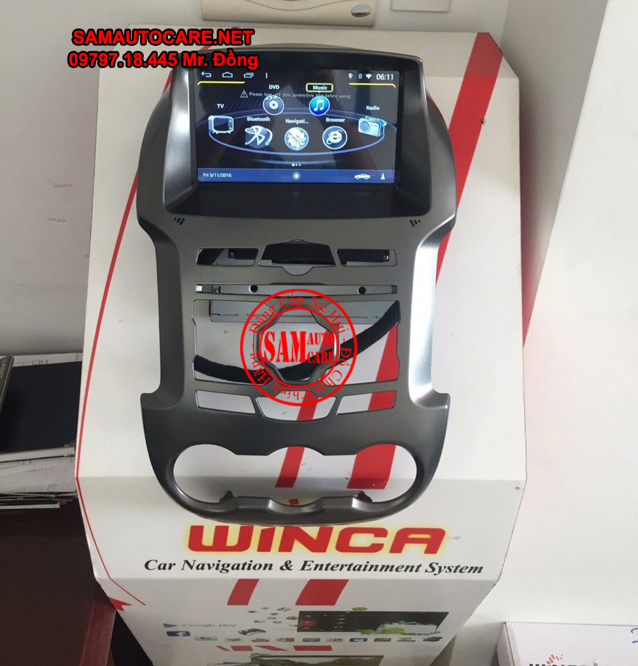 Màn Hình DVD Worca S90 Cho Xe Ford Ranger