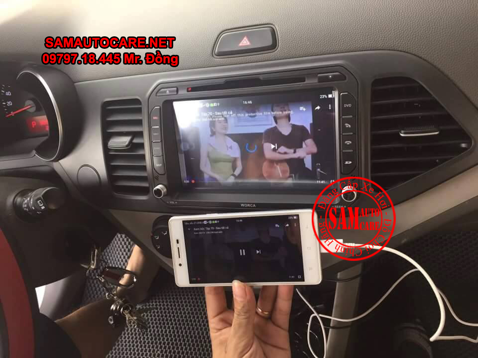 Màn Hình DVD Worca S90 Cho Xe Kia Morning