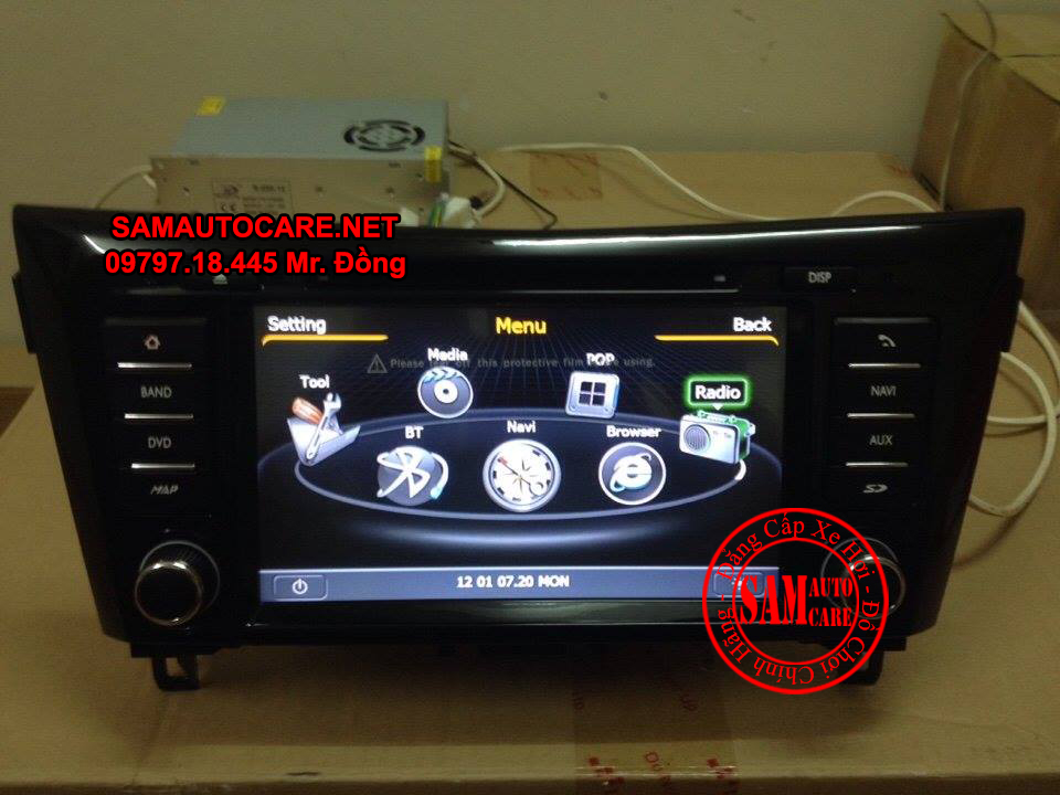 Màn Hình DVD Worca S90 Cho Xe  Nissan Navara