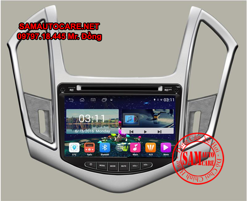 DVD Android ôtô Chevrolet Cruze