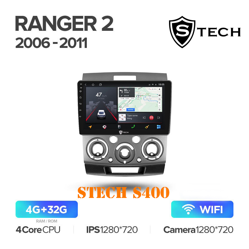 Màn Hình Android S400 Cho Xe Ford Everest 2008-2012