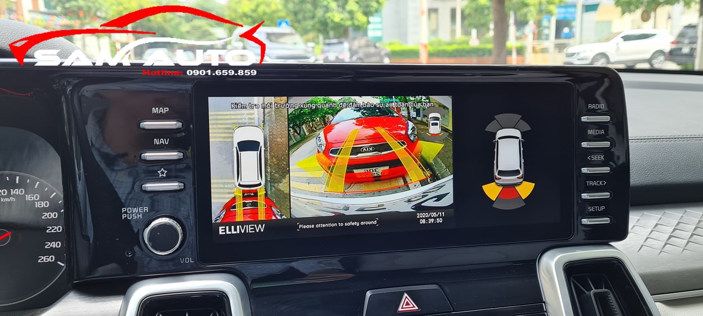 Gắn Camera 360 Cho Kia Sorento 2021